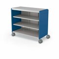 Mooreco Compass Cabinet Maxi H2 With Shelves Navy 36.1in H x 42in W x 19.2in D B3A1J1D1X0